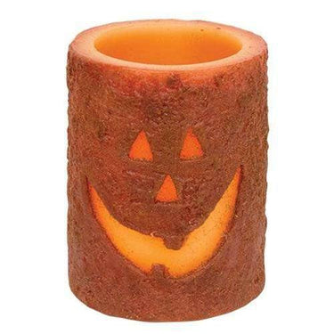 Jack-O'-Lantern Timer Pillar 4